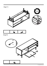 Предварительный просмотр 12 страницы Dunelm Oliver Wide TV Unit Instructions Manual