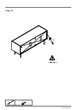 Предварительный просмотр 16 страницы Dunelm Oliver Wide TV Unit Instructions Manual