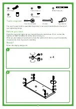 Preview for 4 page of Dunelm Soho Series Assembly Manual