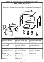 Preview for 3 page of Dunelm Toulouse Bedside Chest Assembly Instructions Manual