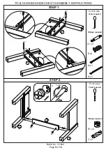 Preview for 6 page of Dunelm Toulouse Bedside Chest Assembly Instructions Manual