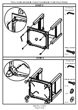 Preview for 7 page of Dunelm Toulouse Bedside Chest Assembly Instructions Manual