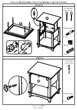 Preview for 8 page of Dunelm Toulouse Bedside Chest Assembly Instructions Manual