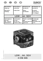 Preview for 1 page of Dungs 256 845 Operation And Assembly Instructions