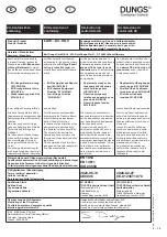 Предварительный просмотр 2 страницы Dungs 256 845 Operation And Assembly Instructions