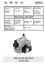 Dungs GasMultiBloc MB 403 B01 Series Instructions Manual предпросмотр