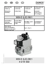 Dungs GasMultiBloc MB-D B01 Instructions Manual preview