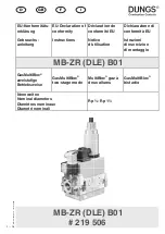 Preview for 1 page of Dungs GasMultiBloc MB-ZRD B01 Series Operation And Assembly Instructions