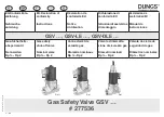 Dungs GSV 203 Instructions Manual предпросмотр