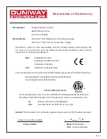 Preview for 3 page of DUNIWAY Stockroom T-752A-F110 Instruction Manual