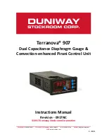 DUNIWAY Stockroom Terranova 907 Instruction Manual preview