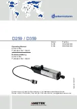 dunkermotoren 889250 Operating Manual preview