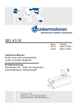 dunkermotoren BG 45 SI Instruction Manual preview