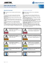 Предварительный просмотр 2 страницы dunkermotoren KD/DR Translation Of The Original Assembly Instruction