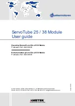 dunkermotoren ServoTube 25 / 38 User Manual preview