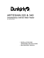 Dunkirk ARTESIAN 220 Installation And Operating Instructions Manual preview