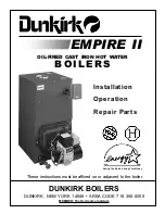 Dunkirk Empire II Installation, Operation, Repair And Parts Manual preview