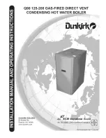 Dunkirk Q90-125 Installation Manual And Operating Instructions preview