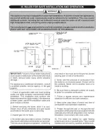 Preview for 3 page of Dunkirk Q90 125 Installation Manual And Operating Instructions