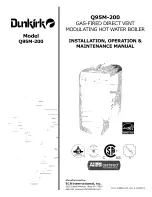 Preview for 1 page of Dunkirk Q95M-200 Installation, Operation & Maintenance Manual