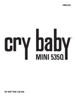 DUNLOP CRYBABY CRY BABY MINI 535Q Manual preview