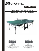 Dunlop 2 Piece Table Assembly Instructions Manual preview