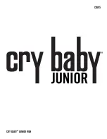 Dunlop CRY BABY JUNIOR WAH Manual preview