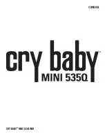 Dunlop CRY BABY MINI 535Q WAH Manual preview