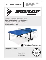 Dunlop EVO 4000 Assembly And Operating Instructions Manual preview