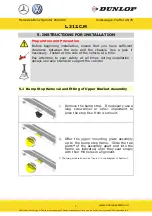 Предварительный просмотр 8 страницы Dunlop L.312.C.M Installation Manual