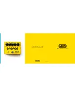 Dunlop MXR M134 User Manual preview