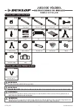 Preview for 7 page of Dunlop NET100 097D Assembly Instructions Manual