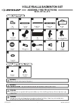 Preview for 1 page of Dunlop NET320_057D Assembly Instructions Manual