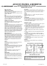 Preview for 12 page of Dunlop NET320_057D Assembly Instructions Manual