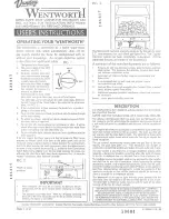 Dunsley Heat Wentworth User Instructions preview