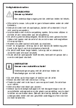 Preview for 20 page of Duo Collection Saskatoon 20401500 Original Instructions Manual