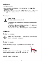 Preview for 145 page of Duo Collection Saskatoon 20401500 Original Instructions Manual