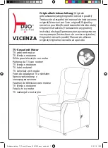 Duo Collection VICENZA 20401362 Original Instructions Manual предпросмотр