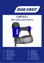 DUO-FAST CNP 65.1 Operating Instructions Manual preview