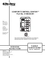 Предварительный просмотр 1 страницы Duo-Therm 3109228.001 Operating Instructions Manual