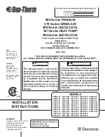 Duo-Therm 579 Series BRISK AIR Installation Instructions Manual preview