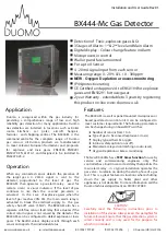 Предварительный просмотр 1 страницы Duomo BX444-Mc Installation And User Manual