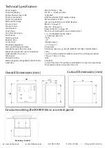 Предварительный просмотр 2 страницы Duomo BX444-Mc Installation And User Manual