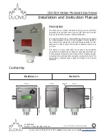 Duomo CO233/A Installation And Instruction Manual preview