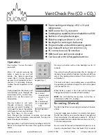 Duomo Vent Check Pro Manual предпросмотр