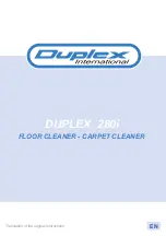 Preview for 71 page of Duplex 280i AC Use And Maintenance Manual