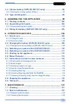 Preview for 74 page of Duplex 280i AC Use And Maintenance Manual