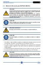 Preview for 228 page of Duplex 280i AC Use And Maintenance Manual