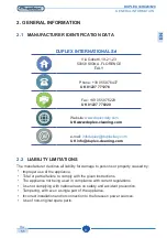 Preview for 9 page of Duplex OPC 340 User And Maintenance Manual