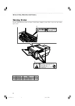 Предварительный просмотр 9 страницы Duplo DC-545 HCEX Instruction Manual